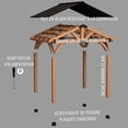 thumbnail image 10 of Backyard Discovery 12' x 10' Brookdale Gazebo with PowerPort, 10 of 11