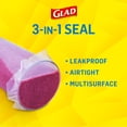 thumbnail image 2 of Glad Press'n Seal Plastic Food Wrap 140 sq. ft./roll, 2 rolls, 2 of 6