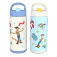 thumbnail image 1 of Zak Designs 14oz Double Wall Stainless Steel Siply Clutch Water Bottle, 2-Pack, 1 of 8