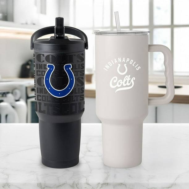 Logo Brands Indianapolis Colts Stainless Steel Tumbler Set