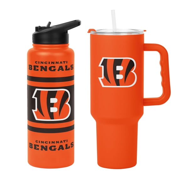 Logo Brands Cincinnati Bengals Tumbler Set