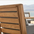 thumbnail image 2 of Member's Mark Newport Teak Sofa Set with Sunbrella Fabric, 4pc, 2 of 9