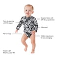 thumbnail image 3 of Member's Mark Baby Girls Rashguard One-Piece Swimsuit, 3 of 9