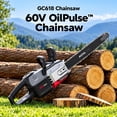thumbnail image 6 of Mova 60V 18" OilPulseTM Brushless Chainsaw - Kit(1*5A Battery & 1*430W Charger Included), 6 of 7