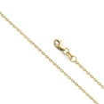 thumbnail image 4 of 0.10 CT. T.W. Round Cut Cross Diamond Dog Tag Pendant Necklace in 14K Gold, 4 of 7