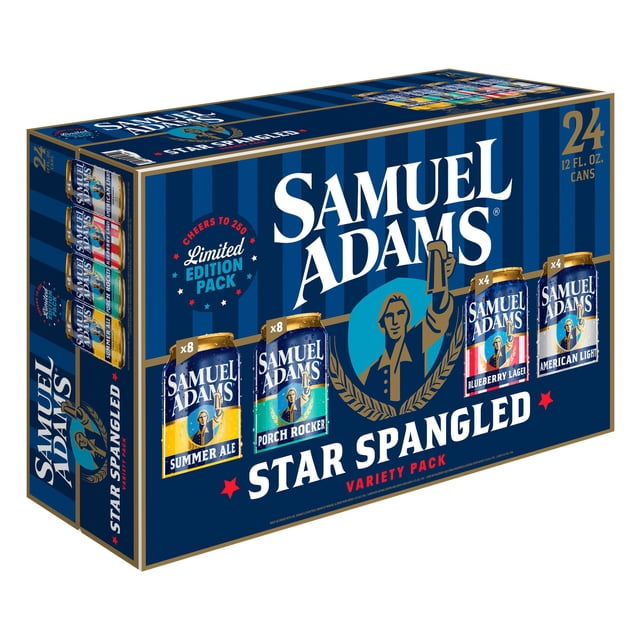 Samuel Adams Beers of Summer Seasonal Ale and Lager Beer Variety Pack, 12 fl. oz. can, 24 pk.