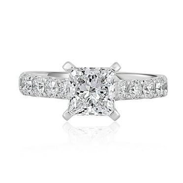 Lab Created Princess Cut Diamond Ring