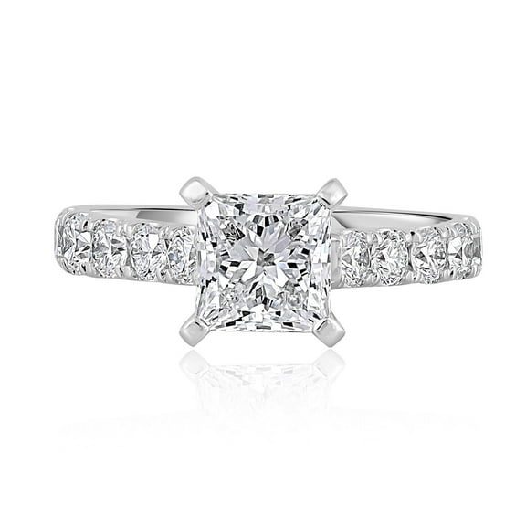 Lab Created Princess Cut Diamond Ring