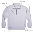 thumbnail image 6 of Member’s Mark Women’s Sandwash Quarter Zip, 6 of 7