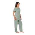thumbnail image 2 of Member’s Mark Women’s Tee & Pant Pajama Set, 2 of 8