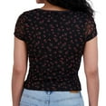 thumbnail image 3 of Aeropostale Women's Mesh V-Neck Crop Top, 3 of 12