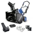 thumbnail image 1 of Snow Joe 18 Inch Wide 48V Cordless Snow Blower with Cover + (2) 4.0Ah Batteries / Charger, 1 of 18