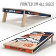 thumbnail image 2 of YouTheFan Denver Broncos 2'x4' Cornhole Board Set, 2 of 6