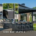 thumbnail image 15 of Range Covered U-Shape Outdoor Kitchen w/ Bar, Grill & Pizza Oven, 15 of 24