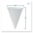 thumbnail image 2 of Solo Cone Cold Water Paper Cups, White 4 oz., 5000 ct., 2 of 7