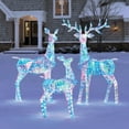 thumbnail image 1 of Member's Mark 3-Piece Pre-Lit Prismatic Deer Family, 1 of 6