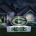 thumbnail image 3 of Logo Brands Green Bay Packers Pre-Lit 7’x10’ Team Inflatable, 3 of 6