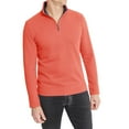 thumbnail image 2 of Lands' End Men's Ribbed Quarter Zip, 2 of 8