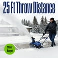 thumbnail image 3 of Westinghouse 20 Inch Wide Walk Behind Corded Electric Snow Blower + Dual LED Lights / Powerful 1800 Watt Motor, 3 of 12
