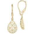 thumbnail image 3 of Dangle Earring and Pendant Necklace Set in 14K Gold, 3 of 5