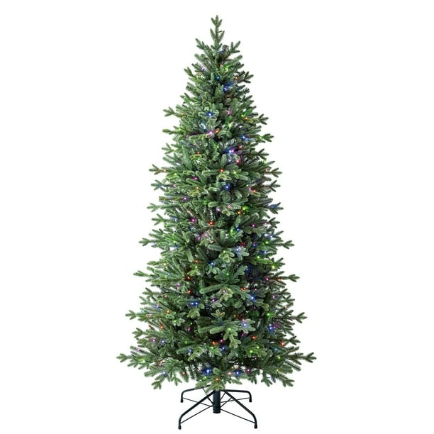 Member's Mark 7' Linden Fir Slim Pre-Lit Christmas Tree - Samsclub.com