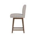 thumbnail image 16 of HH2 Home Parson Wood Adjustable Height Swivel Bar Stool, 16 of 20
