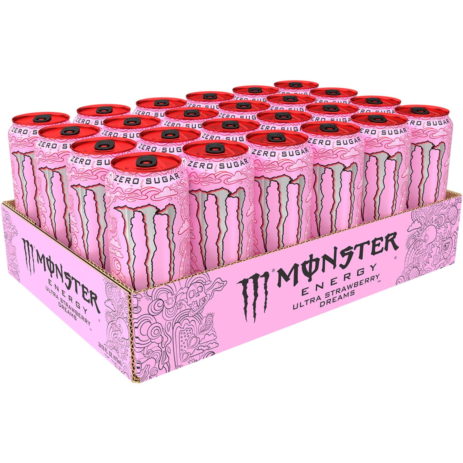Monster Ultra Strawberry Dreams 16 fl. oz., 24 pk. - Samsclub.com