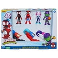 thumbnail image 1 of Spidey and Friends Team Spidey Moto Squad Action Figures & Motorcycle Set, 1 of 3