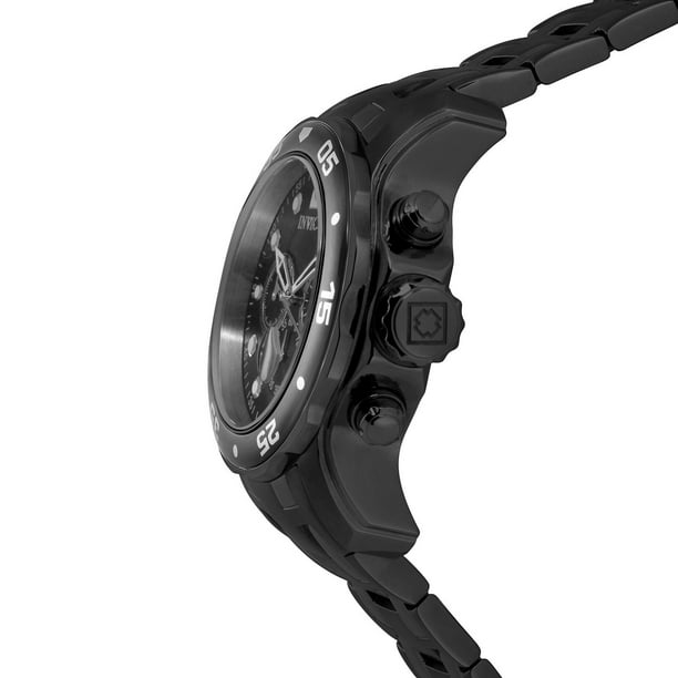 Invicta Pro Diver Scuba Quartz Chronograph Black Bracelet Mens