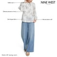 thumbnail image 4 of Nine West Women's Pintuck Blouse, 4 of 7