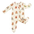 thumbnail image 4 of Angel Dear Baby Boys 2-Way Zipper Footie, 4 of 4