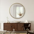 thumbnail image 1 of Jill Zarin 36" Elegant Round Metal Wall Mirror, Assorted Colors, 1 of 7