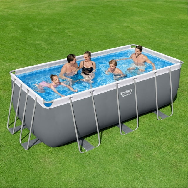 Bestway Power Steel 13'6" x 6'7" x 48" Above Ground Pool Set