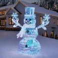 thumbnail interactive-video image 1 of Member's Mark 6' Pre-Lit Prismatic Snowman, 1 of 6