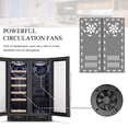 thumbnail image 10 of Lanbo 24 Inch 18 Bottle and 55 Can Wine and Beverage Refrigerator, 10 of 15