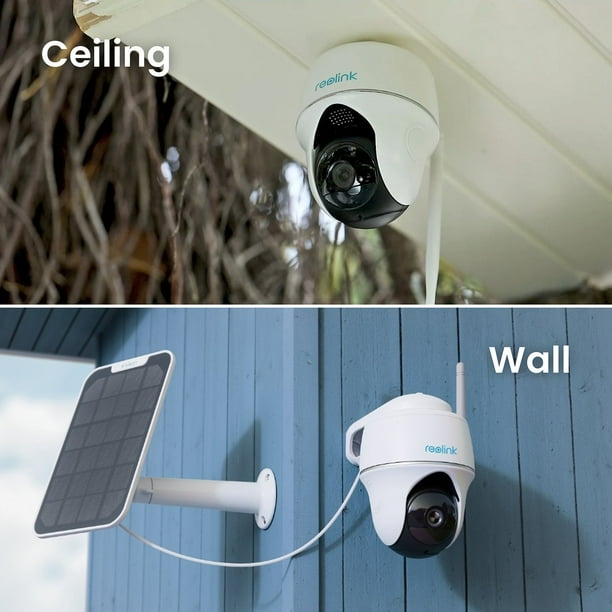 Reolink Argus PT Plus 2K Wireless WI-Fi Pan-Tilt Solar Outdoor