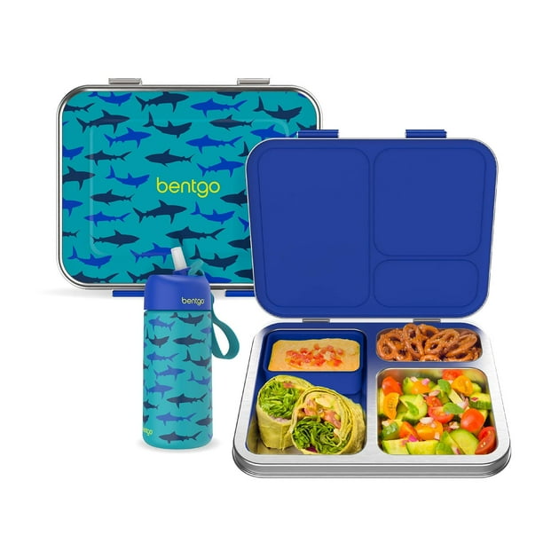 Bentgo Kids 2-Pack Stainless Steel Lunch Box & Water Bottle Set