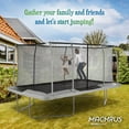 thumbnail image 6 of Upper Bounce Mega Rectangular Trampoline with Fiber Flex Enclosure System, 9' x 15', 6 of 7