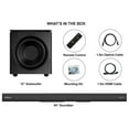 thumbnail image 7 of Monster Soundstage Pro Dolby Atmos 7.1.2 Channel Soundbar with 12" Wireless Subwoofer, Bluetooth 5.4 Enabled, Remote and Wall Mount Kit Included, 7 of 11