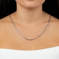thumbnail image 3 of 2.5mm Italian Sterling Silver Diamond Cut Rope Chain, 3 of 7