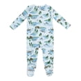 thumbnail image 2 of Angel Dear Baby Boys 2-Way Zipper Footie, 2 of 4