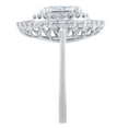 thumbnail image 4 of 3.46 CT.T.W. Oval Baguette & Round Cut Lab Created Diamond Ring in 14K Gold, 4 of 6