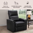 thumbnail image 2 of Travis Power Theater Recliner with Table, Assorted Colors, 2 of 9
