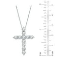 thumbnail image 5 of 2.00 CT. T.W. Diamond Cross Pendant in 14K Gold, 5 of 5