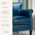 thumbnail image 2 of Hallie Club Top-Grain Leather Chair, Assorted Colors, 2 of 9