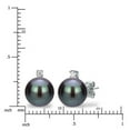 thumbnail image 4 of 7-7.5MM Freshwater Pearl and Diamond Pendant and Earring Set, 4 of 5