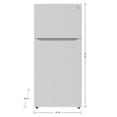 thumbnail image 2 of Kenmore 18.1 Cu. Ft. Garage-Ready Top-Freezer Refrigerator with Ice Maker, 2 of 14