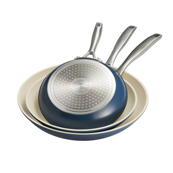 Tramontina Cold Forged 8", 10", and 12" Fry Pans with Ceramic Interior (Choose Color)