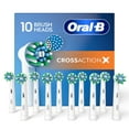 thumbnail image 1 of Oral-B CrossAction X Replacement Brush Heads, 10 ct., 1 of 9
