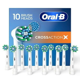Oral-B CrossAction X Replacement Brush Heads, 10 ct.